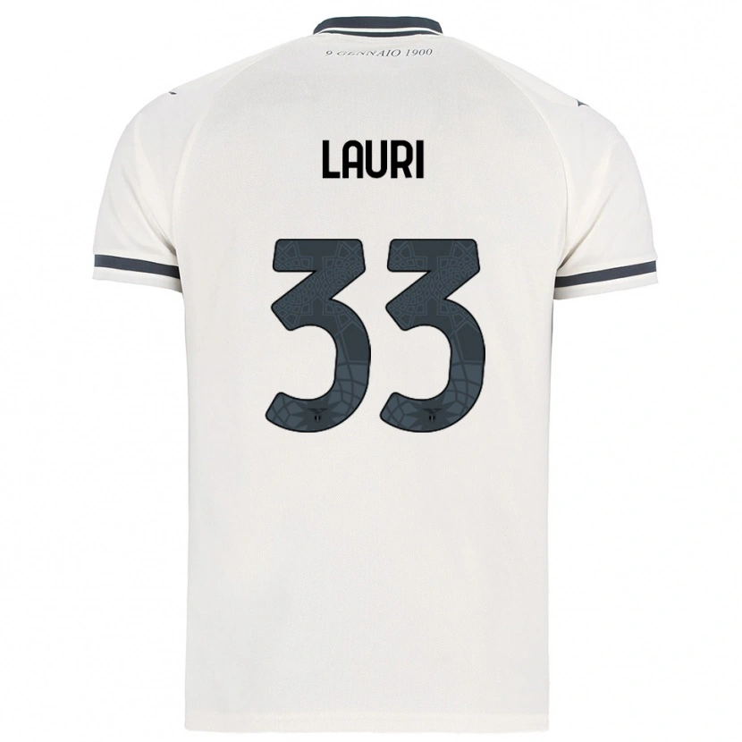 Danxen Herren Giacomo Lauri #33 Weiß Marineblau Auswärtstrikot Trikot 2025/26 T-Shirt Schweiz