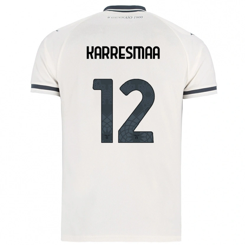 Danxen Herren Kerttu Karresmaa #12 Weiß Marineblau Auswärtstrikot Trikot 2025/26 T-Shirt Schweiz