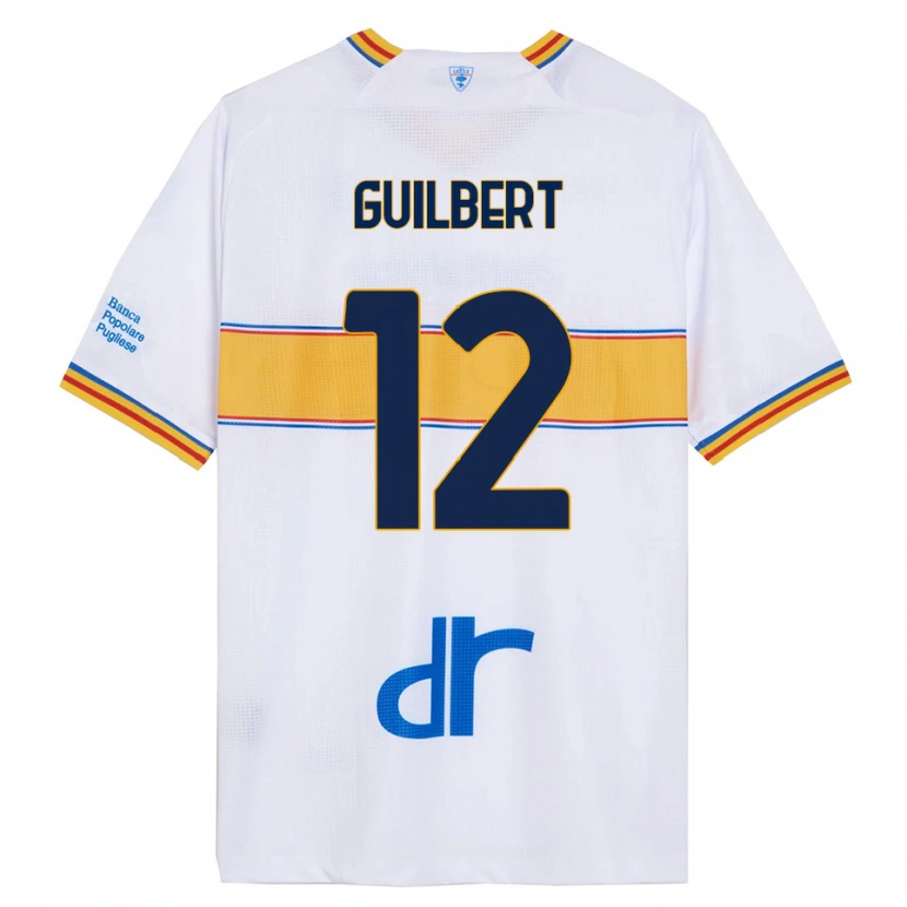Danxen Herren Frédéric Guilbert #12 Weiß Gelb Auswärtstrikot Trikot 2025/26 T-Shirt Schweiz