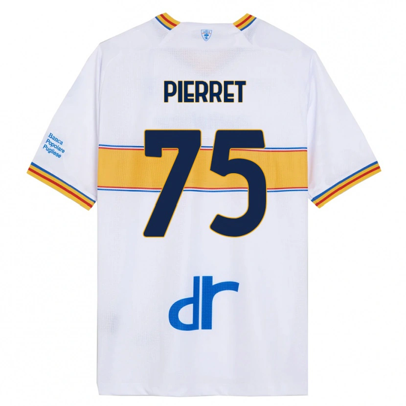 Danxen Herren Balthazar Pierret #75 Weiß Gelb Auswärtstrikot Trikot 2025/26 T-Shirt Schweiz