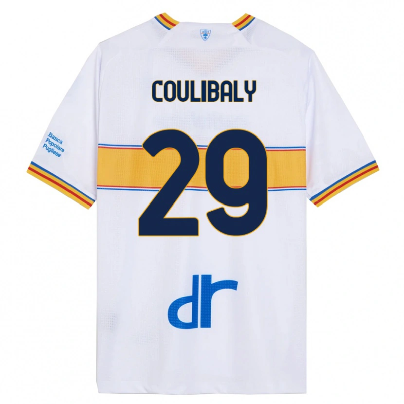 Danxen Herren Lassana Coulibaly #29 Weiß Gelb Auswärtstrikot Trikot 2025/26 T-Shirt Schweiz