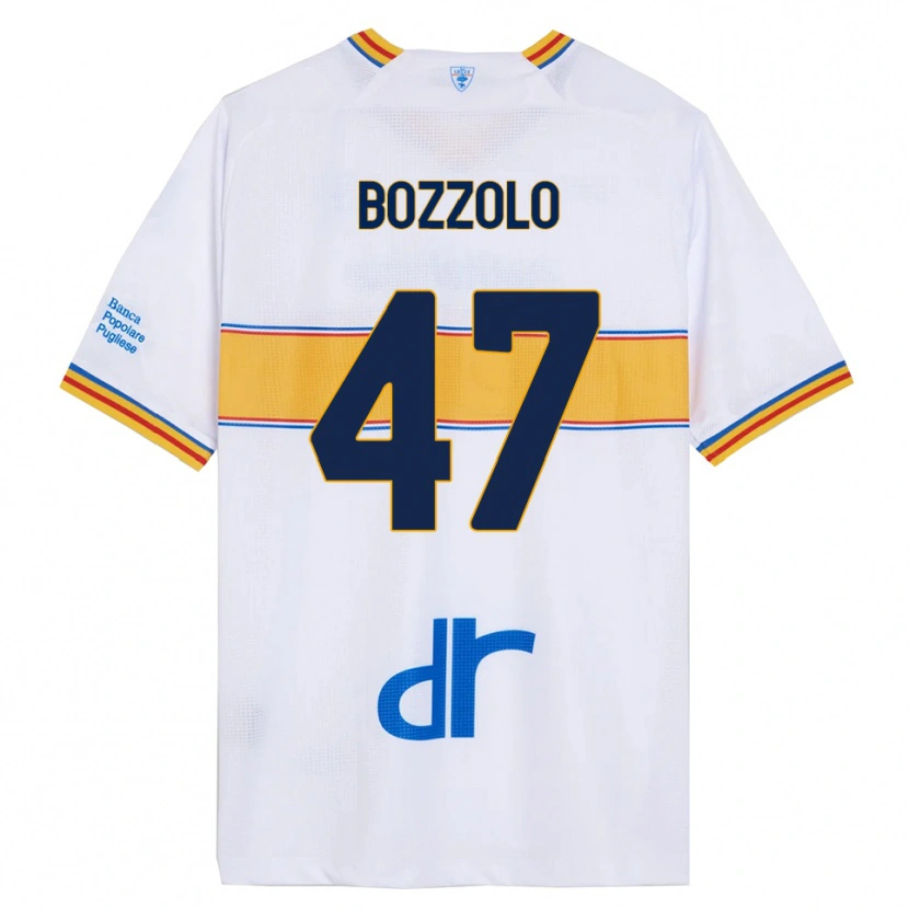 Danxen Herren Alessandro Bozzolo #47 Weiß Gelb Auswärtstrikot Trikot 2025/26 T-Shirt Schweiz
