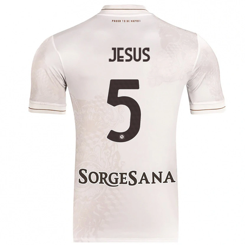 Danxen Herren Juan Jesus #5 Champagner Braun Auswärtstrikot Trikot 2025/26 T-Shirt Schweiz
