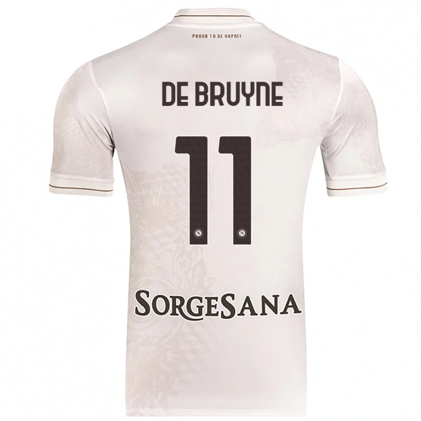 Danxen Herren Kevin De Bruyne #11 Champagner Braun Auswärtstrikot Trikot 2025/26 T-Shirt Schweiz