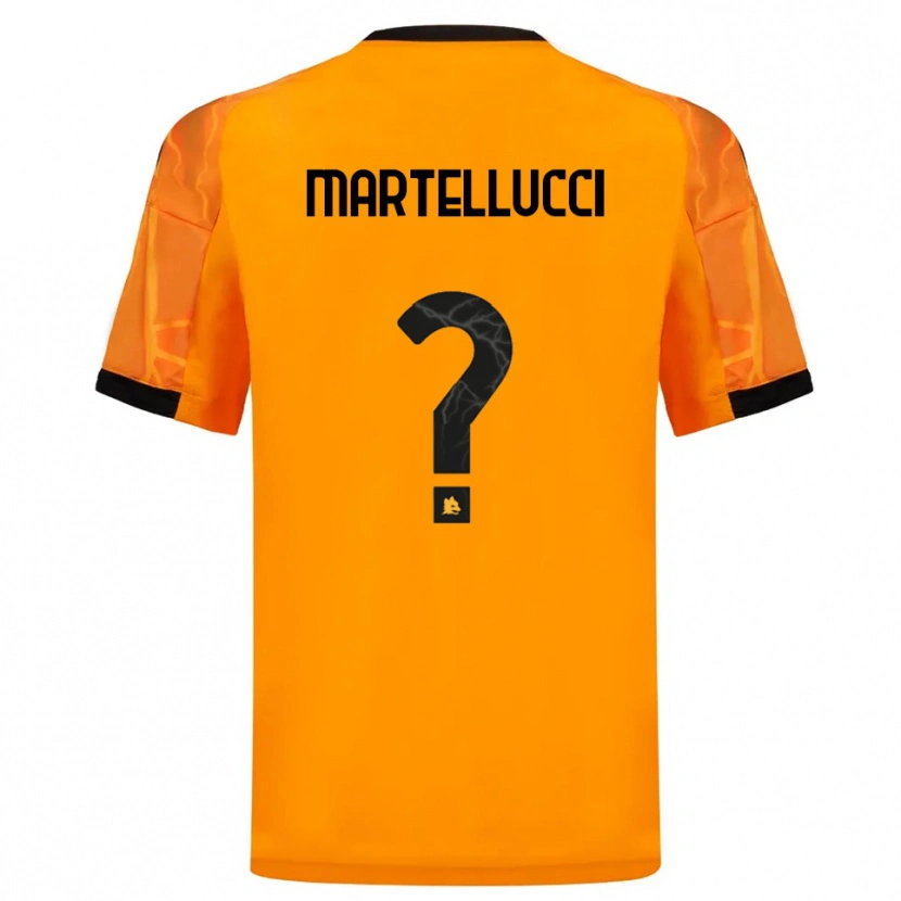 Danxen Herren Federico Martellucci #0 Orange Schwarz Auswärtstrikot Trikot 2025/26 T-Shirt Schweiz