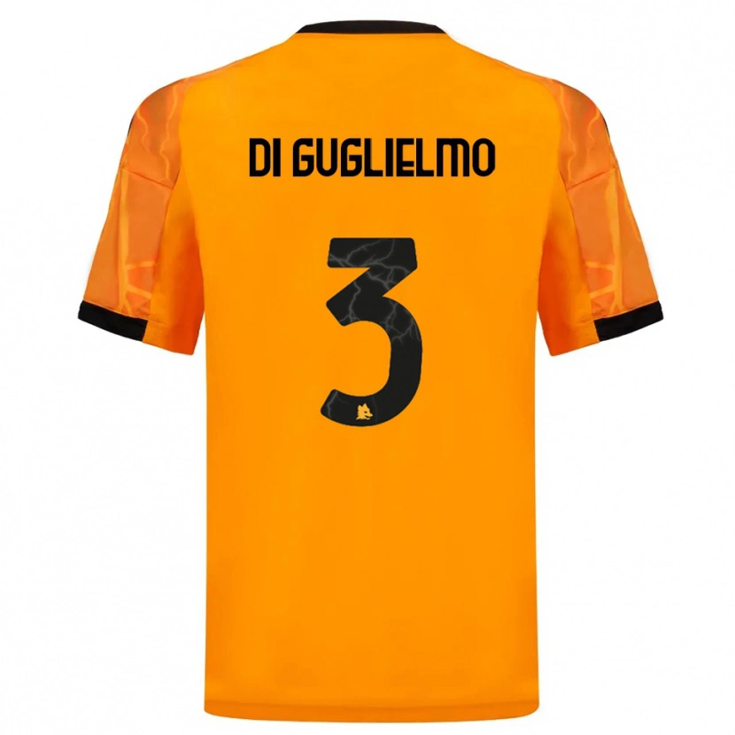 Danxen Herren Lucia Di Guglielmo #3 Orange Schwarz Auswärtstrikot Trikot 2025/26 T-Shirt Schweiz