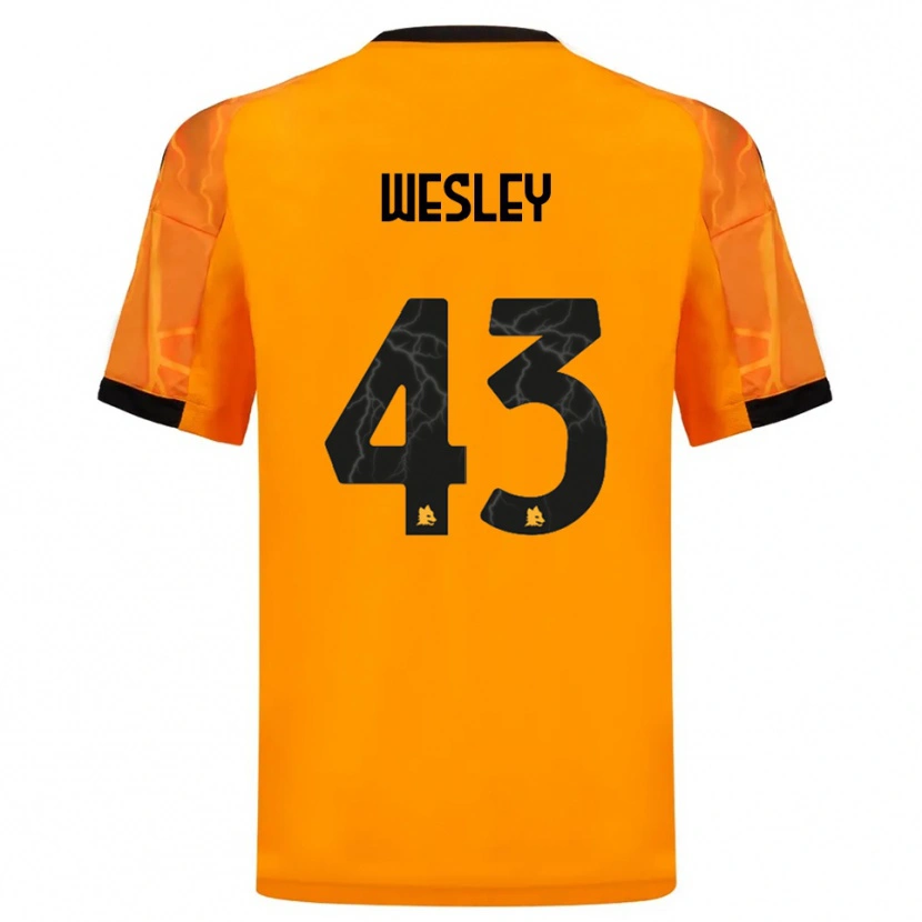 Danxen Herren Wesley #43 Orange Schwarz Auswärtstrikot Trikot 2025/26 T-Shirt Schweiz