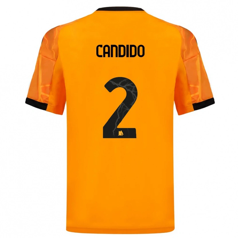 Danxen Herren Gabriele Candido #2 Orange Schwarz Auswärtstrikot Trikot 2025/26 T-Shirt Schweiz