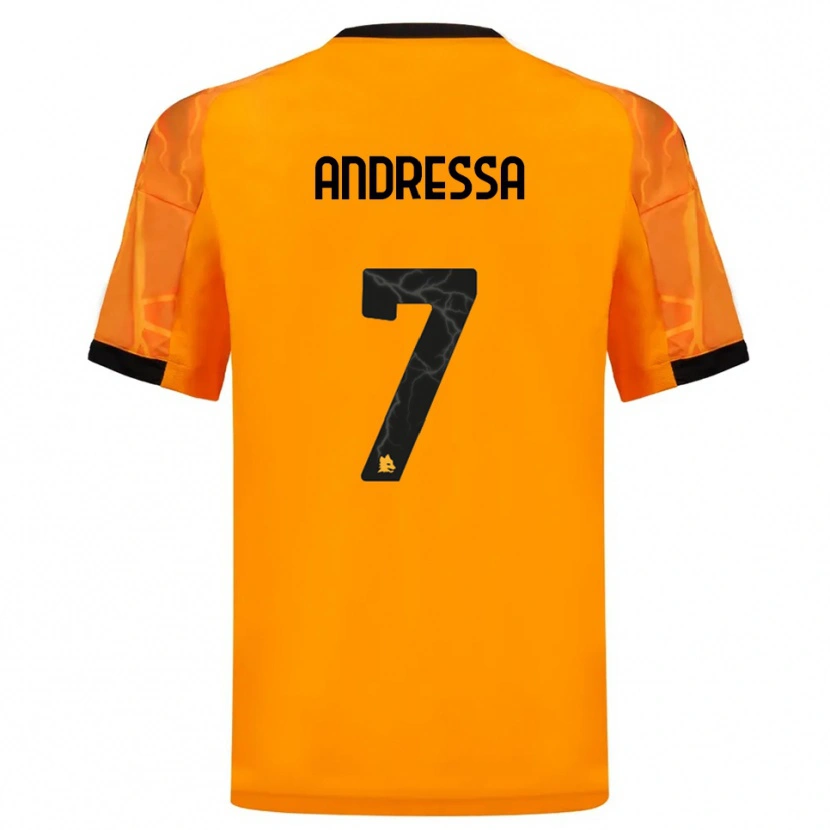 Danxen Herren Andressa #7 Orange Schwarz Auswärtstrikot Trikot 2025/26 T-Shirt Schweiz
