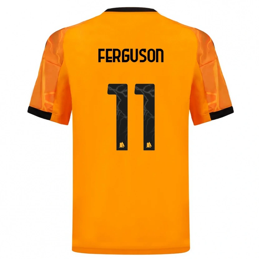 Danxen Herren Evan Ferguson #11 Orange Schwarz Auswärtstrikot Trikot 2025/26 T-Shirt Schweiz