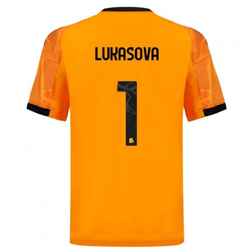 Danxen Herren Olivie Lukášová #1 Orange Schwarz Auswärtstrikot Trikot 2025/26 T-Shirt Schweiz
