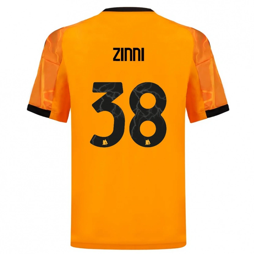 Danxen Herren Raul Zinni #38 Orange Schwarz Auswärtstrikot Trikot 2025/26 T-Shirt Schweiz