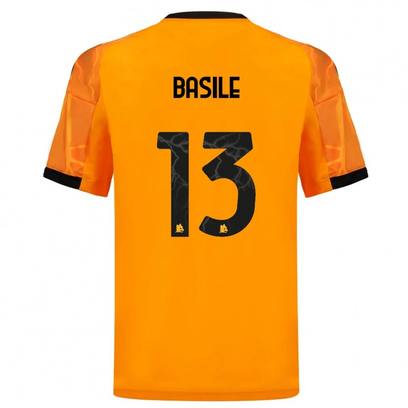 Danxen Herren Filippo Basile #13 Orange Schwarz Auswärtstrikot Trikot 2025/26 T-Shirt Schweiz