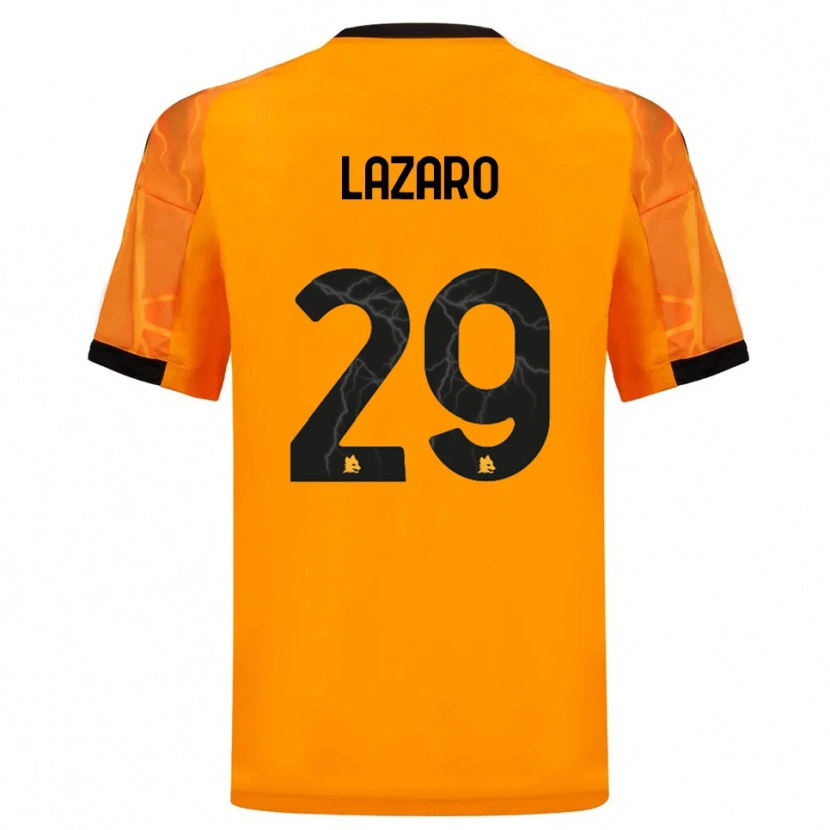 Danxen Herren Paloma Lazaro #29 Orange Schwarz Auswärtstrikot Trikot 2025/26 T-Shirt Schweiz