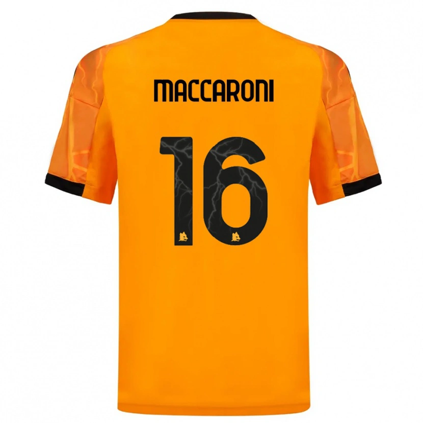 Danxen Herren Valerio Maccaroni #16 Orange Schwarz Auswärtstrikot Trikot 2025/26 T-Shirt Schweiz