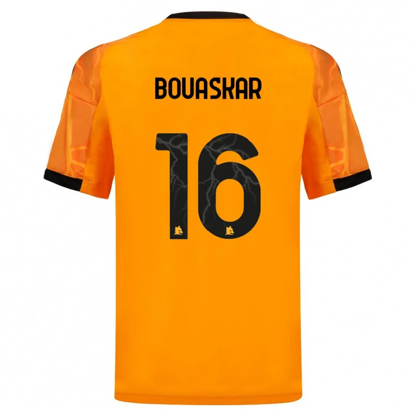 Danxen Herren Slim Bouaskar #16 Orange Schwarz Auswärtstrikot Trikot 2025/26 T-Shirt Schweiz
