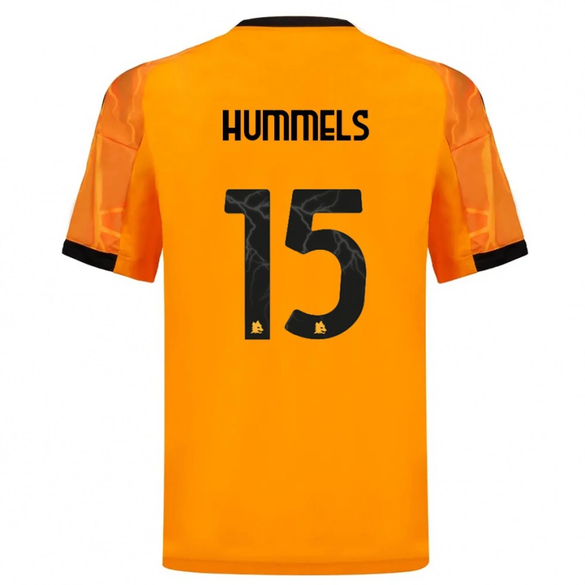 Danxen Herren Mats Hummels #15 Orange Schwarz Auswärtstrikot Trikot 2025/26 T-Shirt Schweiz