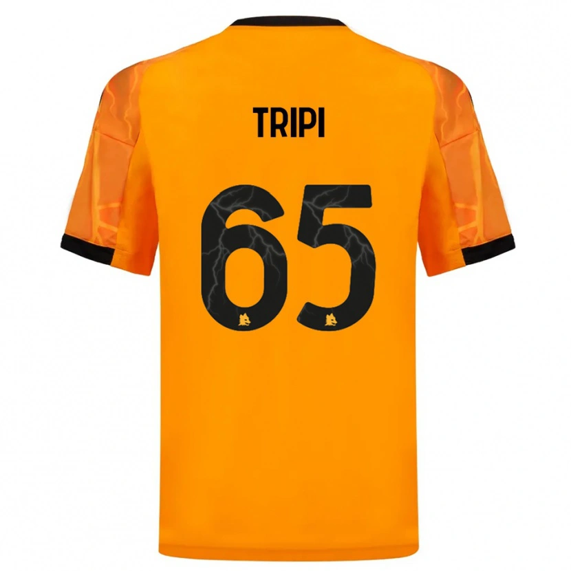 Danxen Herren Filippo Tripi #65 Orange Schwarz Auswärtstrikot Trikot 2025/26 T-Shirt Schweiz