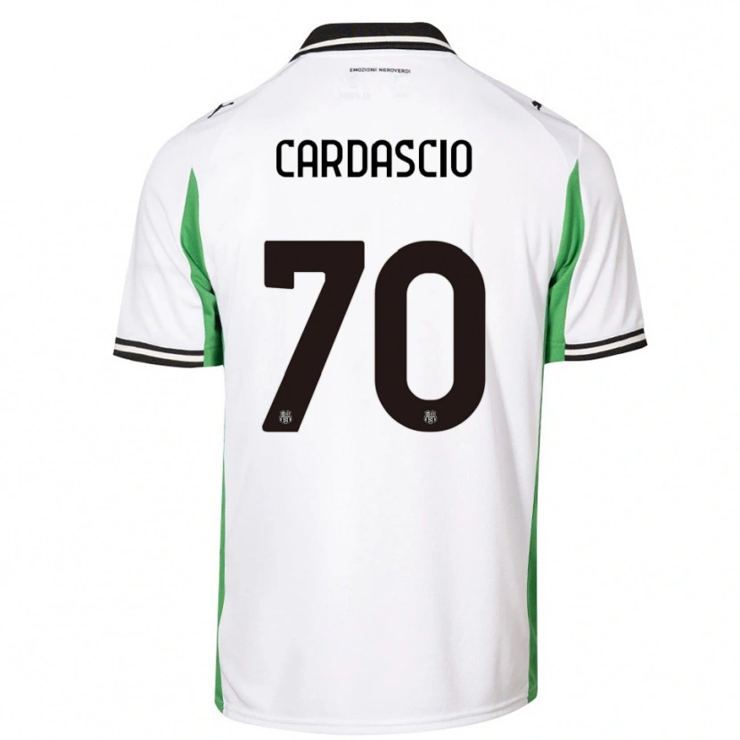 Danxen Herren Alessandro Cardascio #70 Weiß Grün Schwarz Auswärtstrikot Trikot 2025/26 T-Shirt Schweiz