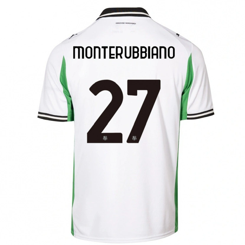 Danxen Herren Valeria Monterubbiano #27 Weiß Grün Schwarz Auswärtstrikot Trikot 2025/26 T-Shirt Schweiz