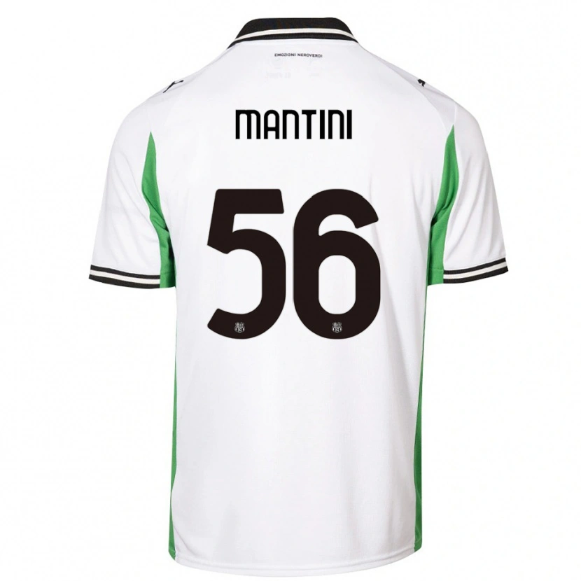 Danxen Herren Raffaele Mantini #56 Weiß Grün Schwarz Auswärtstrikot Trikot 2025/26 T-Shirt Schweiz