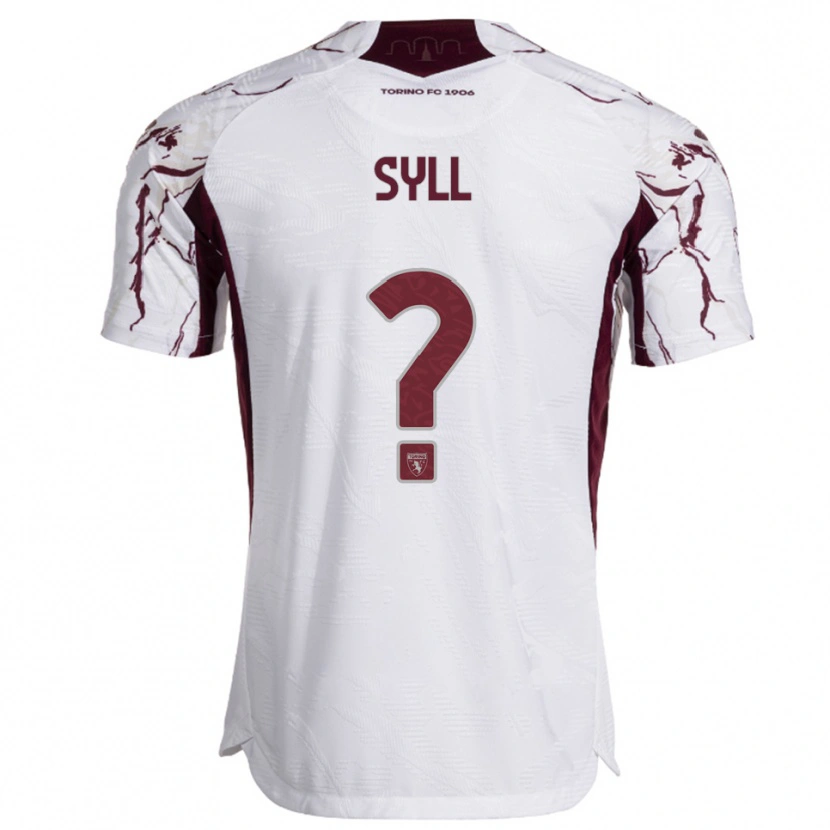 Danxen Herren Omar Syll #0 Weiß Burgunderrot Auswärtstrikot Trikot 2025/26 T-Shirt Schweiz