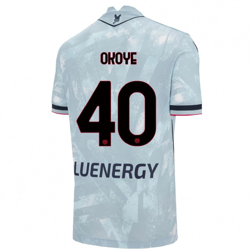 Danxen Herren Maduka Okoye #40 Hellblau Schwarz Auswärtstrikot Trikot 2025/26 T-Shirt Schweiz