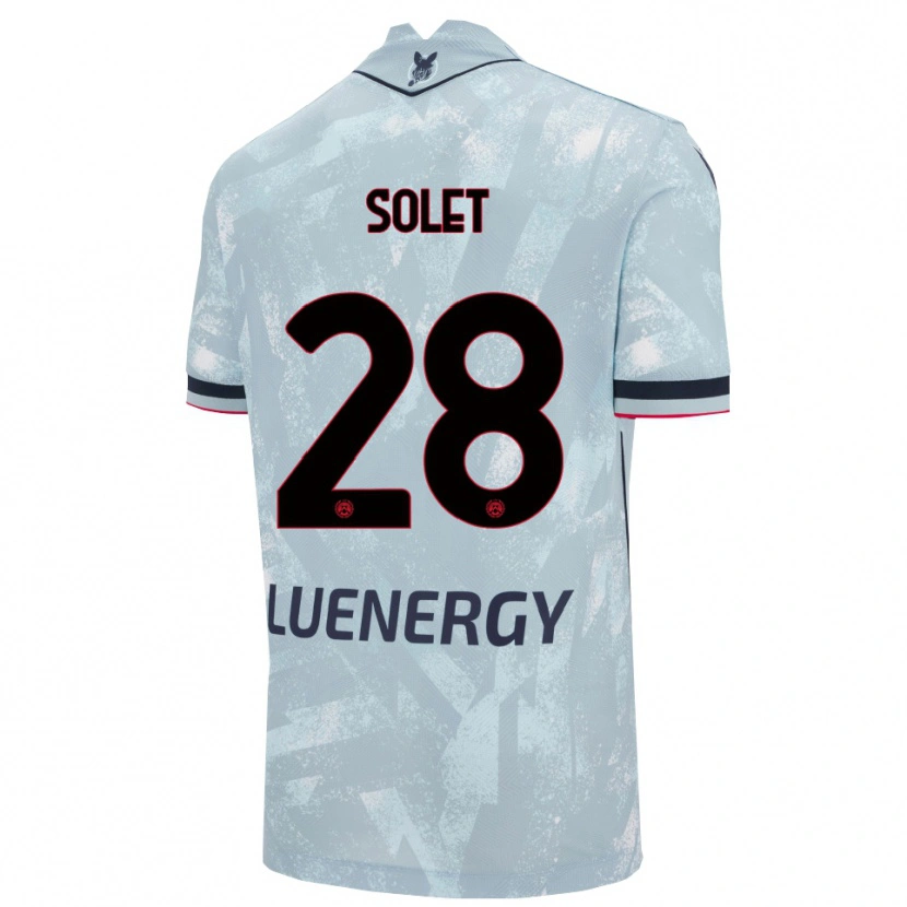 Danxen Herren Oumar Solet #28 Hellblau Schwarz Auswärtstrikot Trikot 2025/26 T-Shirt Schweiz