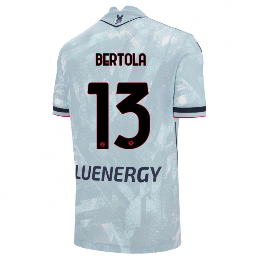 Danxen Herren Nicolò Bertola #13 Hellblau Schwarz Auswärtstrikot Trikot 2025/26 T-Shirt Schweiz