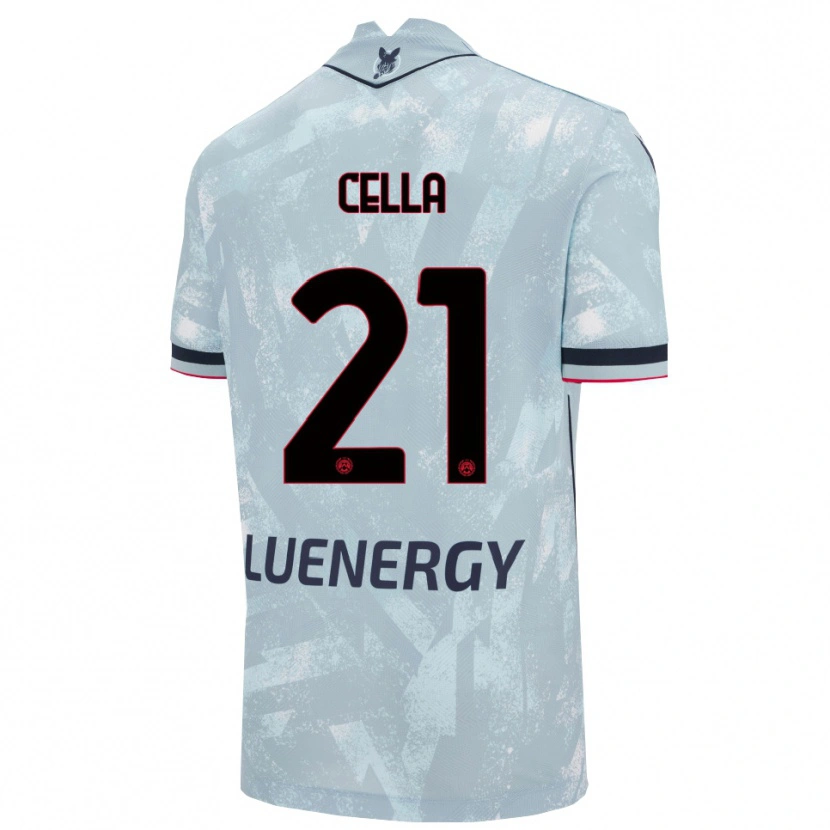 Danxen Herren Leonardo Cella #21 Hellblau Schwarz Auswärtstrikot Trikot 2025/26 T-Shirt Schweiz