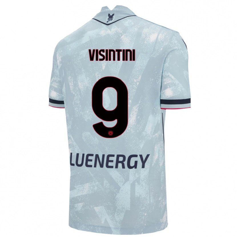 Danxen Herren Patrick Visintini #9 Hellblau Schwarz Auswärtstrikot Trikot 2025/26 T-Shirt Schweiz