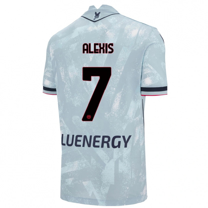 Danxen Herren Alexis Sánchez #7 Hellblau Schwarz Auswärtstrikot Trikot 2025/26 T-Shirt Schweiz