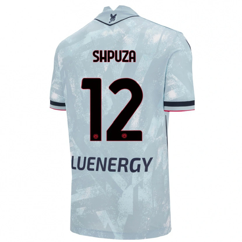 Danxen Herren Kleo Shpuza #12 Hellblau Schwarz Auswärtstrikot Trikot 2025/26 T-Shirt Schweiz