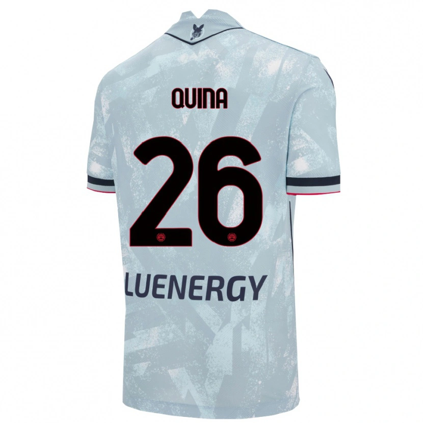 Danxen Herren Domingos Quina #26 Hellblau Schwarz Auswärtstrikot Trikot 2025/26 T-Shirt Schweiz
