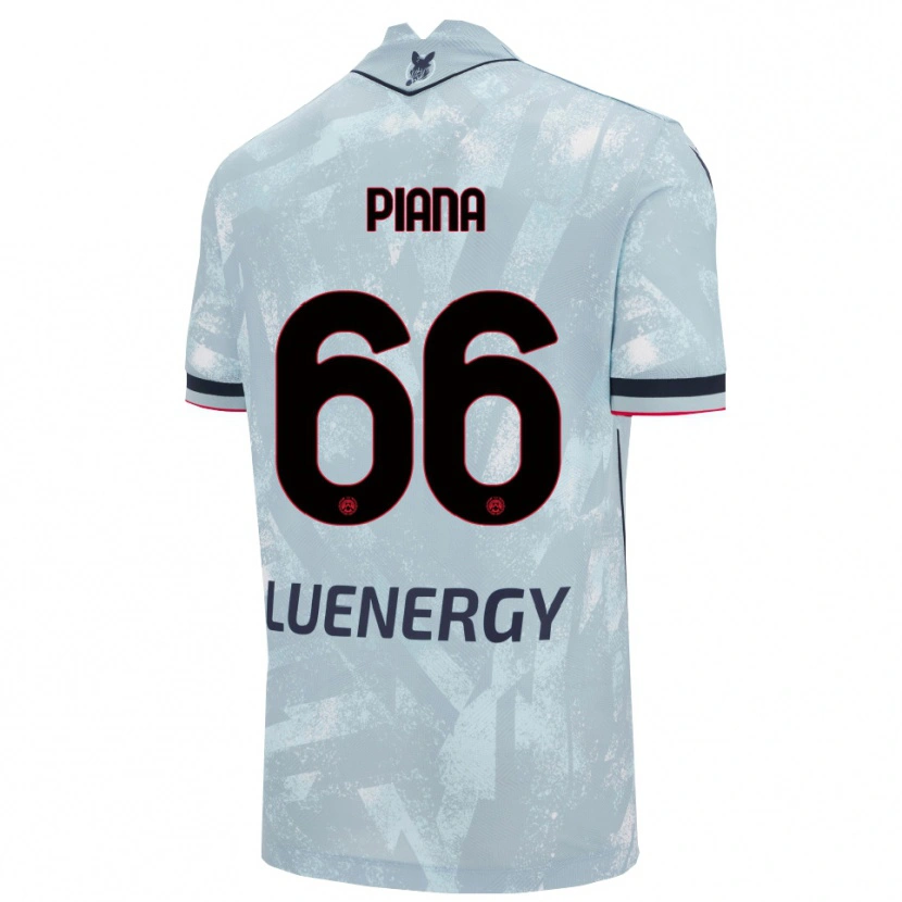 Danxen Herren Edoardo Piana #66 Hellblau Schwarz Auswärtstrikot Trikot 2025/26 T-Shirt Schweiz