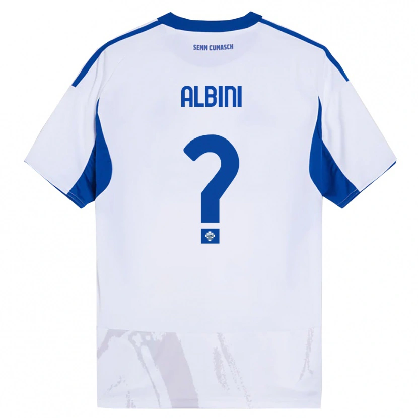 Danxen Herren Matteo Albini #0 Weiß Blau Auswärtstrikot Trikot 2025/26 T-Shirt Schweiz