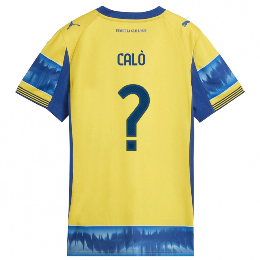 Danxen Herren Simone Calò #0 Gelb Blau Auswärtstrikot Trikot 2025/26 T-Shirt Schweiz