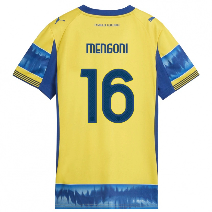 Danxen Herren Filippo Mengoni #16 Gelb Blau Auswärtstrikot Trikot 2025/26 T-Shirt Schweiz