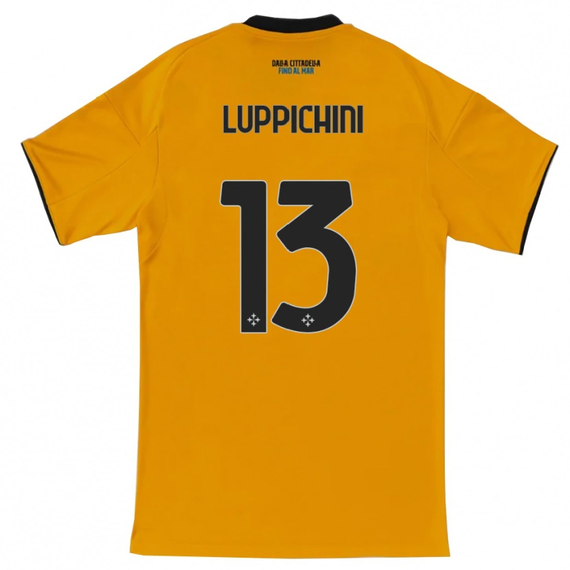 Danxen Herren Matteo Luppichini #13 Orange Blau Auswärtstrikot Trikot 2025/26 T-Shirt Schweiz