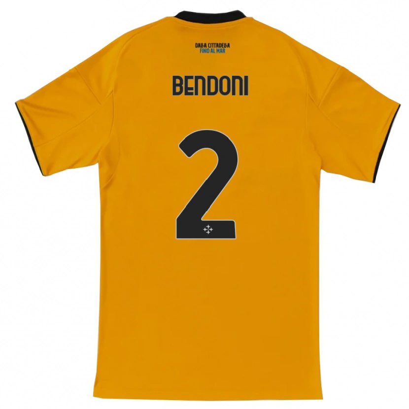 Danxen Herren Marco Bendoni #2 Orange Blau Auswärtstrikot Trikot 2025/26 T-Shirt Schweiz