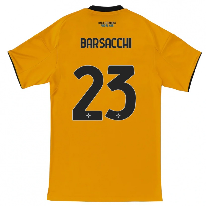 Danxen Herren Cristian Barsacchi #23 Orange Blau Auswärtstrikot Trikot 2025/26 T-Shirt Schweiz