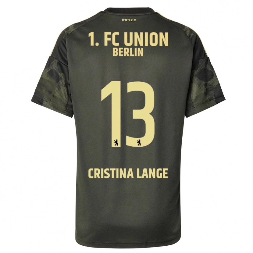 Danxen Herren Maria Cristina Lange #13 Dunkelgrün Schwarz Auswärtstrikot Trikot 2025/26 T-Shirt Schweiz