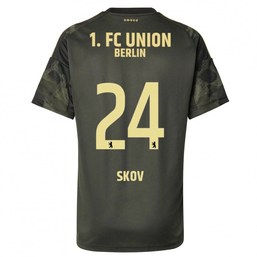 Danxen Herren Robert Skov #24 Dunkelgrün Schwarz Auswärtstrikot Trikot 2025/26 T-Shirt Schweiz