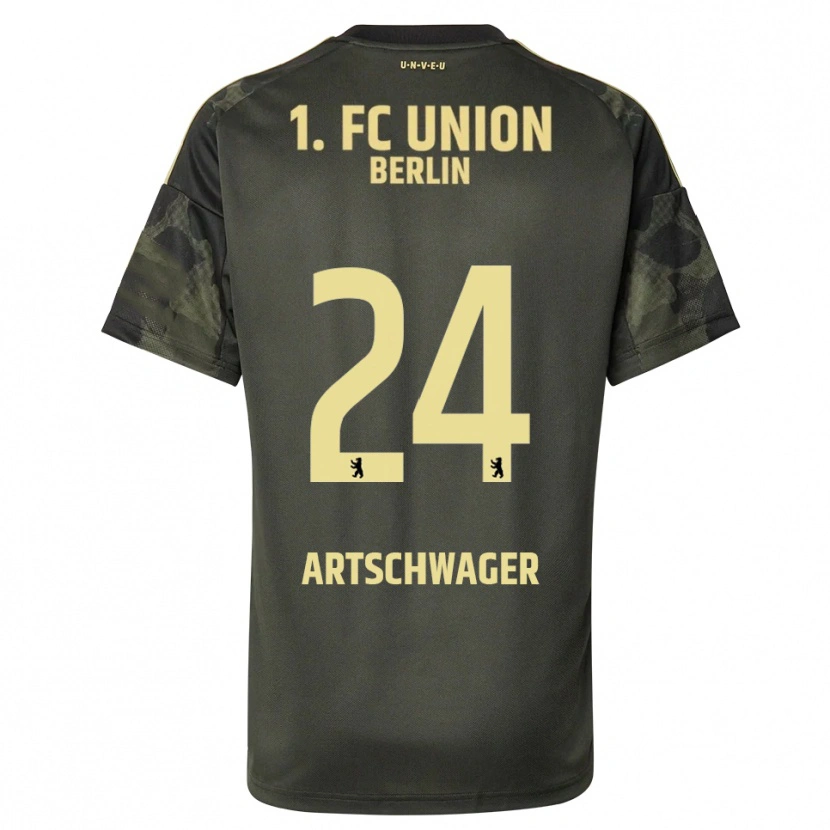 Danxen Herren Finn Artschwager #24 Dunkelgrün Schwarz Auswärtstrikot Trikot 2025/26 T-Shirt Schweiz