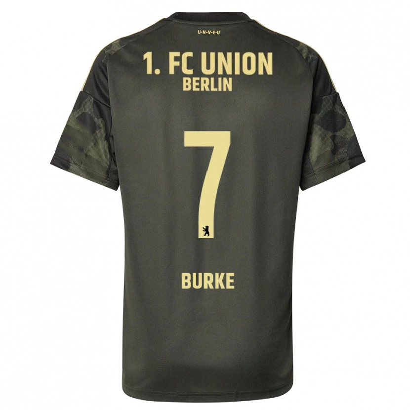 Danxen Herren Oliver Burke #7 Dunkelgrün Schwarz Auswärtstrikot Trikot 2025/26 T-Shirt Schweiz
