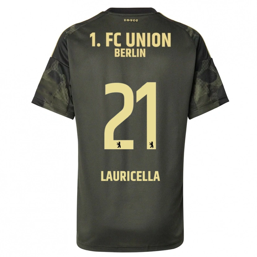 Danxen Herren Guiseppe Lauricella #21 Dunkelgrün Schwarz Auswärtstrikot Trikot 2025/26 T-Shirt Schweiz
