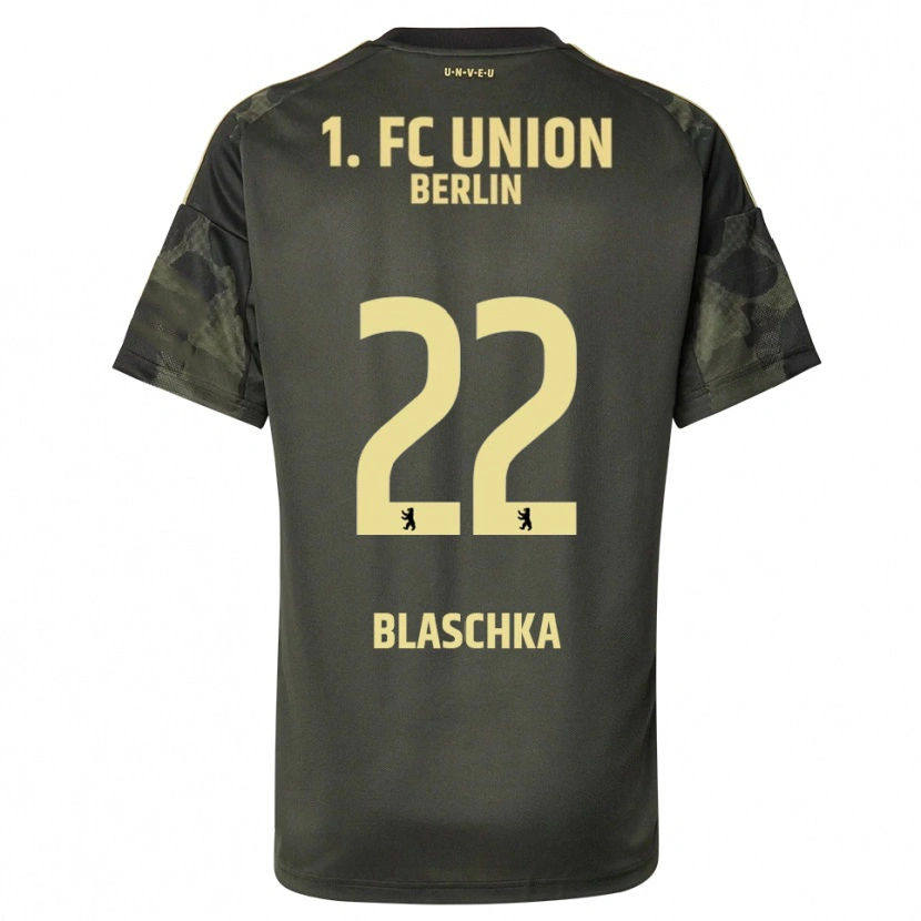 Danxen Herren Anouk Blaschka #22 Dunkelgrün Schwarz Auswärtstrikot Trikot 2025/26 T-Shirt Schweiz