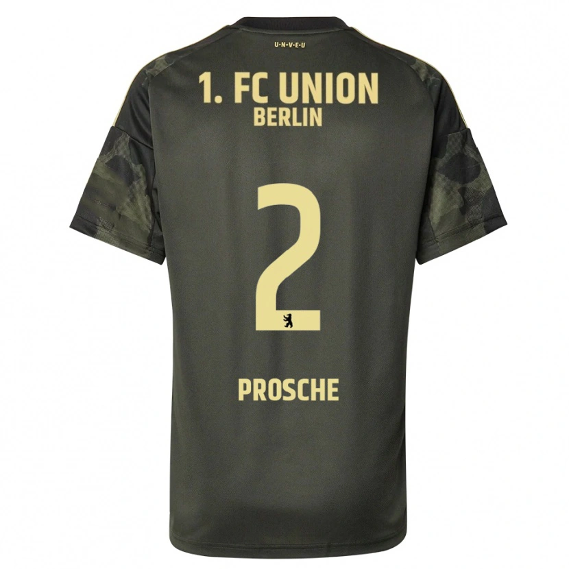 Danxen Herren Leon Prosche #2 Dunkelgrün Schwarz Auswärtstrikot Trikot 2025/26 T-Shirt Schweiz