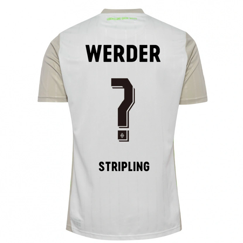 Danxen Herren Ben Stripling #0 Weiß Schwarz Auswärtstrikot Trikot 2025/26 T-Shirt Schweiz
