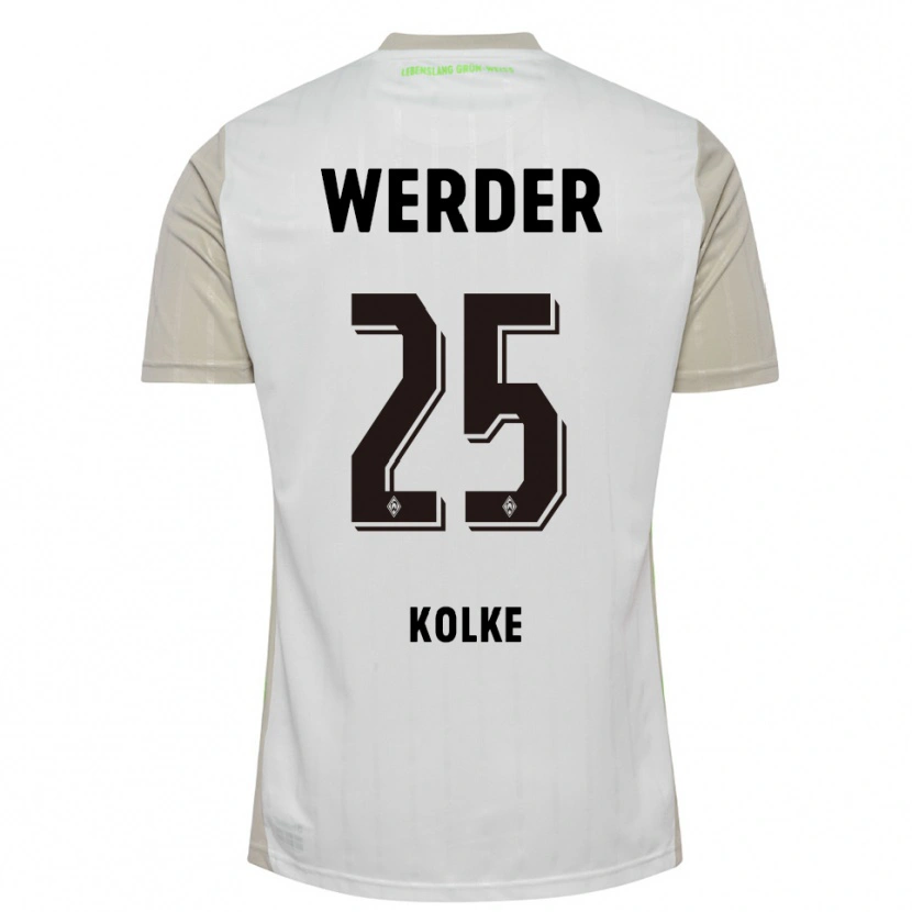 Danxen Herren Markus Kolke #25 Weiß Schwarz Auswärtstrikot Trikot 2025/26 T-Shirt Schweiz
